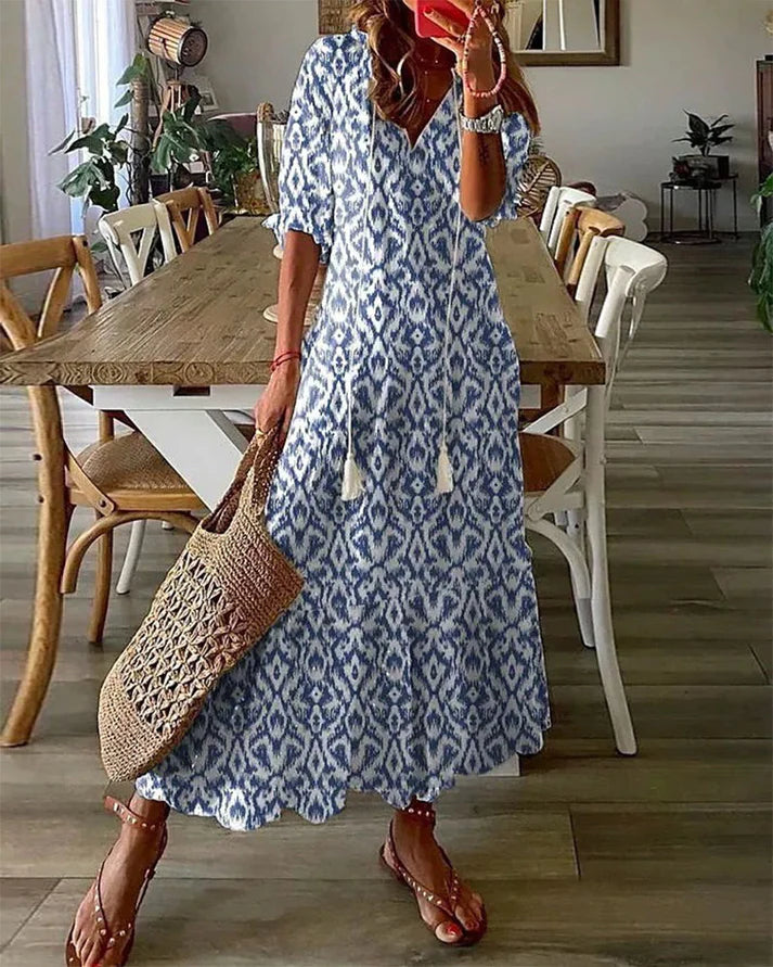 Diana | Vestido Boho Que Disimula La Barriga