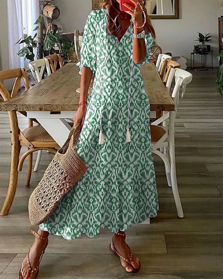 Diana | Vestido Boho Que Disimula La Barriga