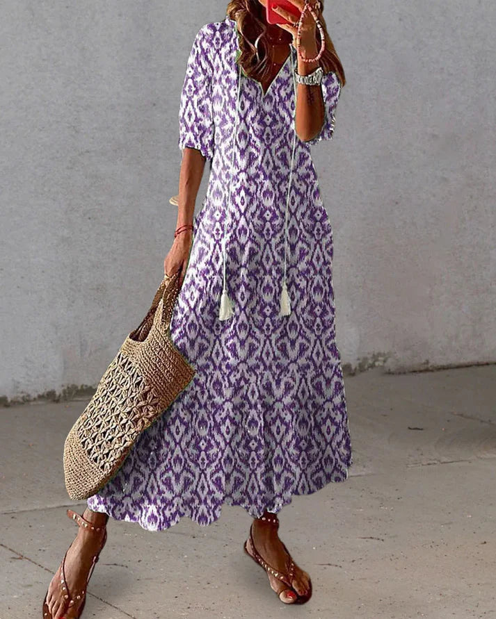 Diana | Vestido Boho Que Disimula La Barriga