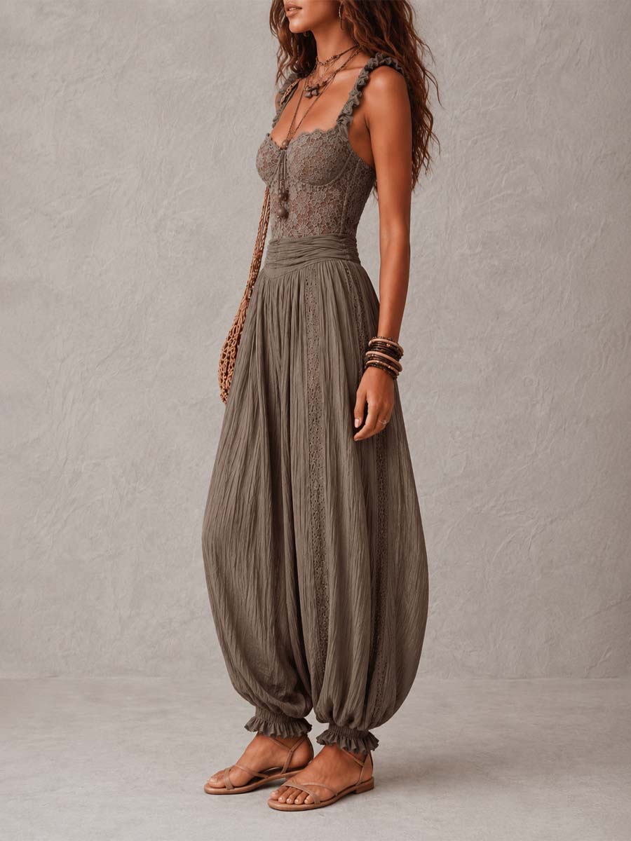 Teresa | Mono Boho Con Encaje