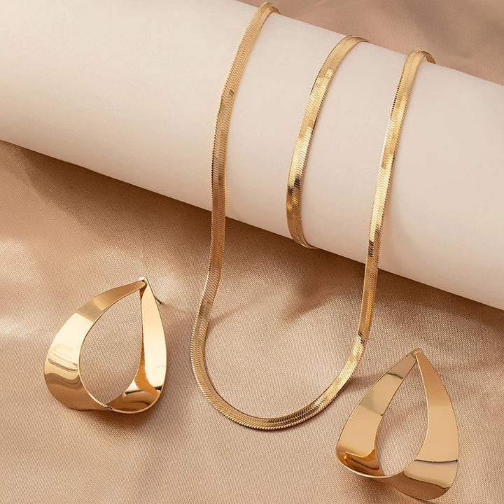 Amalia | Conjunto De Colar, Pulseira E Brincos