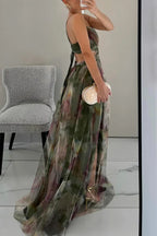 Giselle | Maxi Vestido Encantador con Estampado Floral