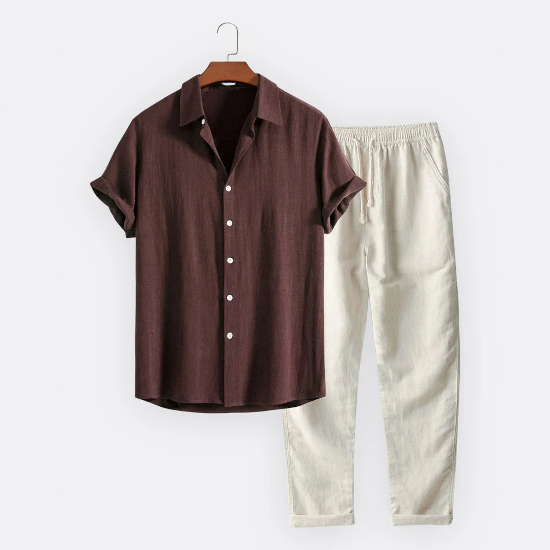 Tomás - Conjunto de Linho Masculino