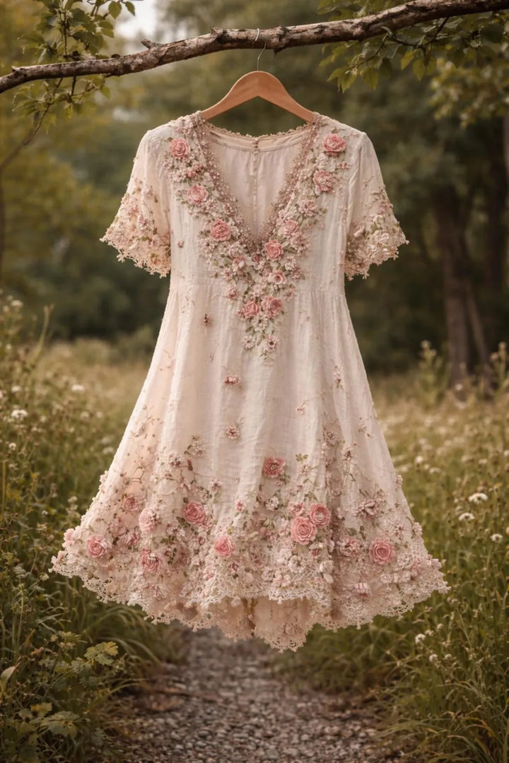 Vestido Floral Estampado Boho