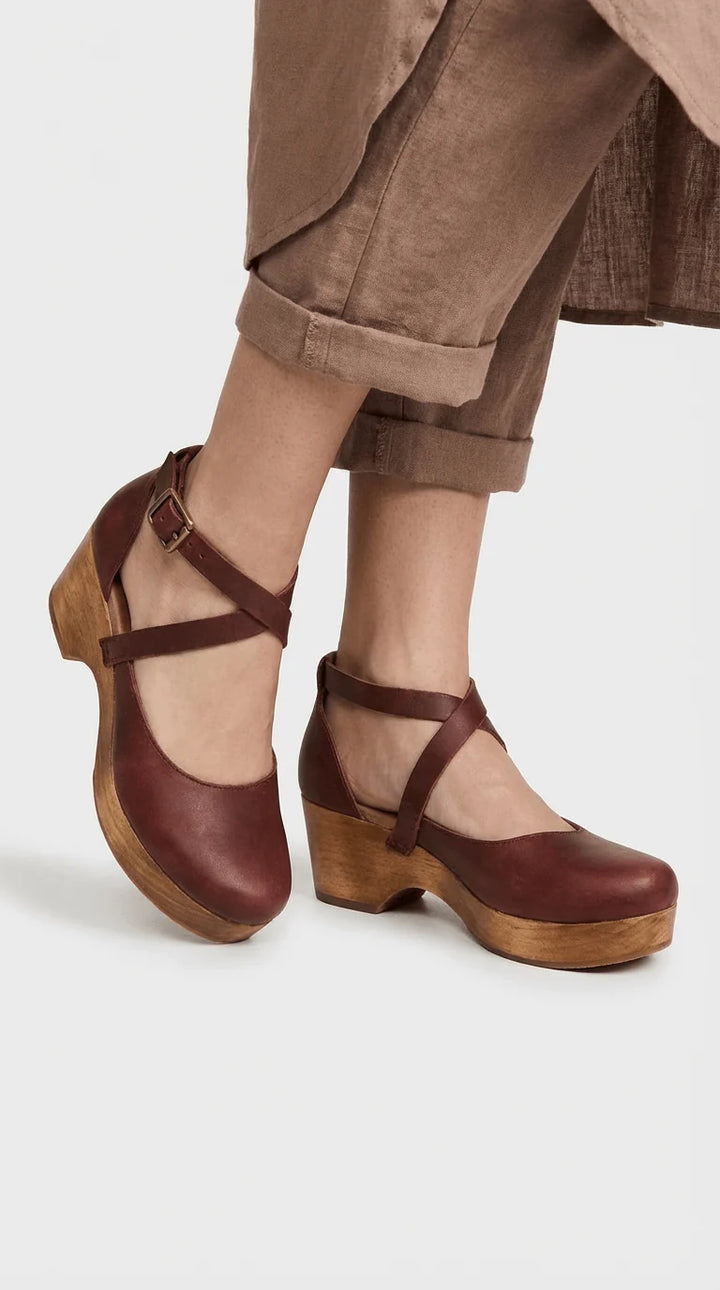 Sandalias De Cuña Con Plataforma Solene