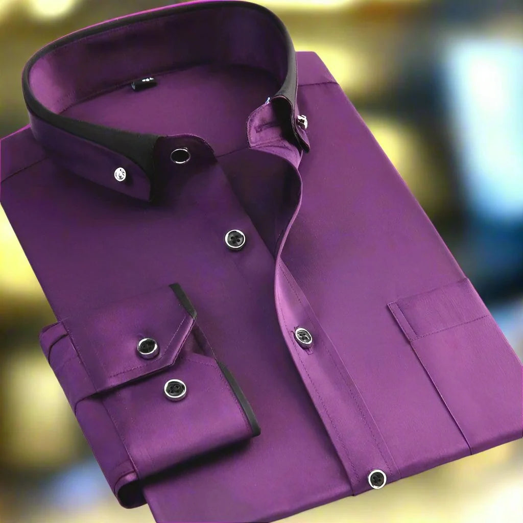 Leon™ | Camisa Clásica De Manga Larga Para Hombre