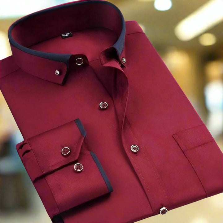 Leon™ | Camisa Clásica De Manga Larga Para Hombre