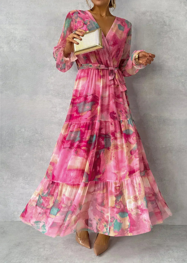 Luisa - Vestido Floral Cruzado