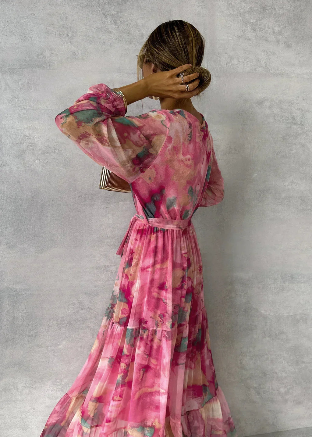 Luisa - vestido floral de envoltura