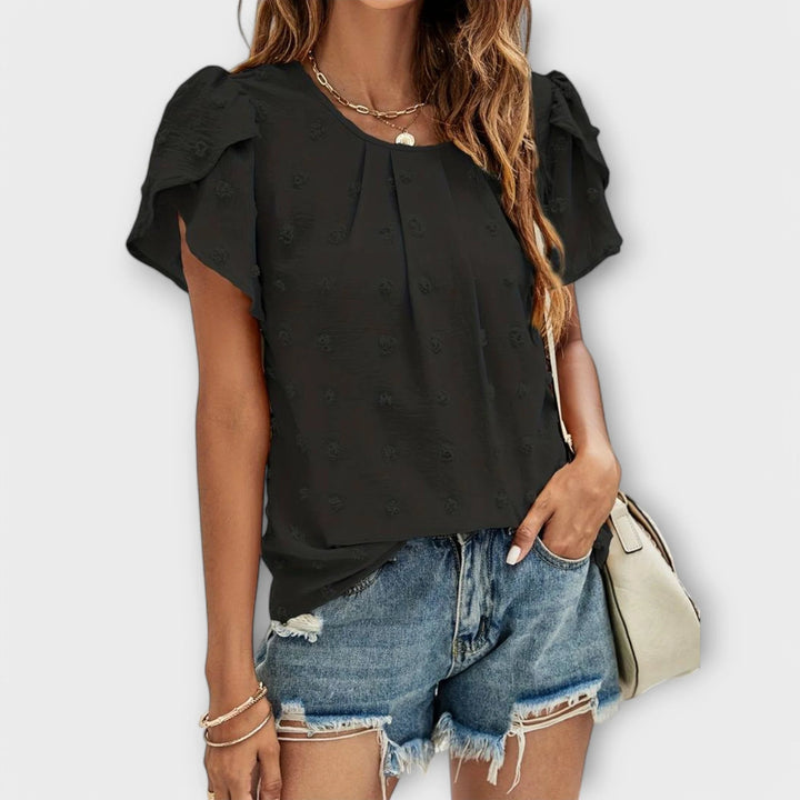 Charlotte | Blusa Perfeita de Bolinhas