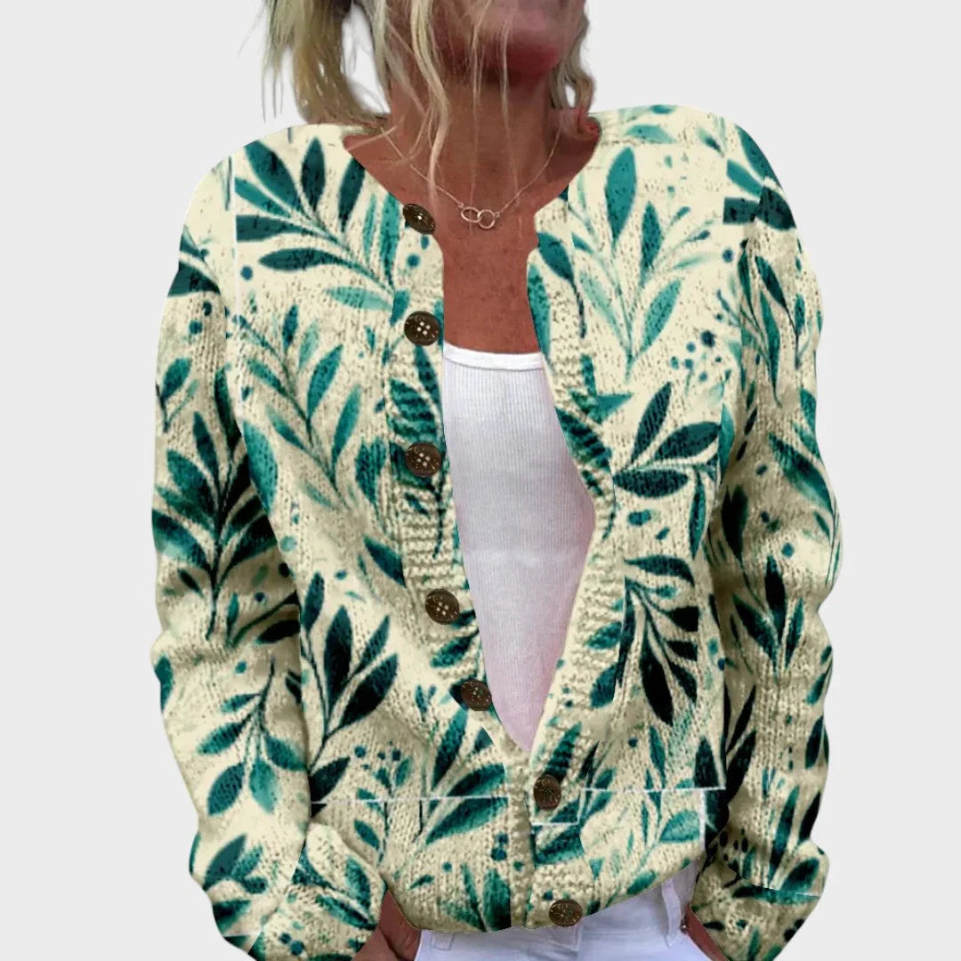 FRANCISCA - CÁRDIGAN FLORAL DE OTOÑO