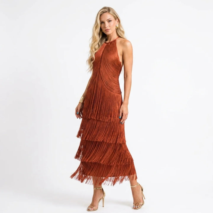 Thelma - Elegant Lace Midi Dress