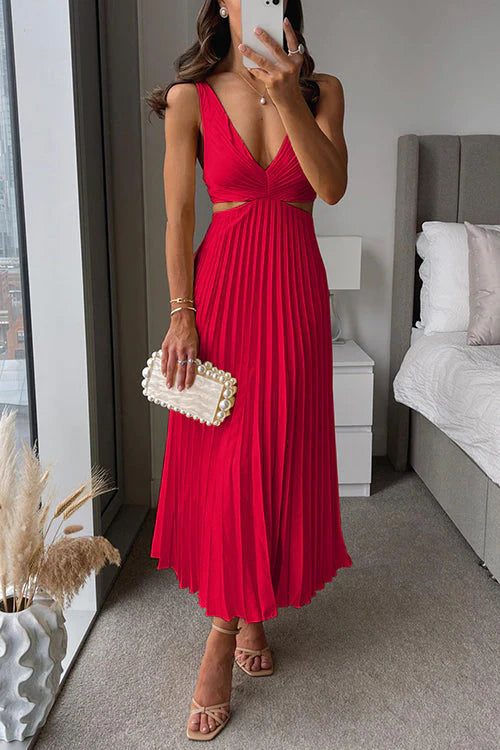 Camila - Vestido Midi Sem Mangas