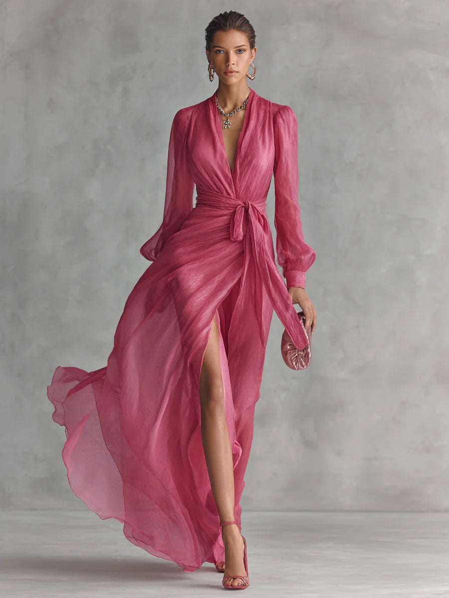 Leonor - Vestido Comprido Elegante