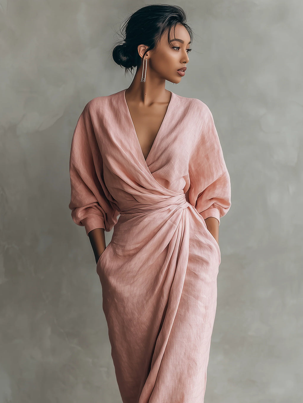 Anita - vestido maxi minimalista