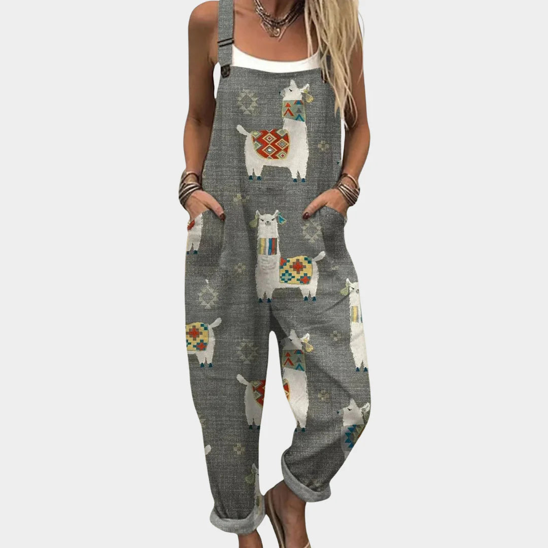 Mono cómodo y estampado