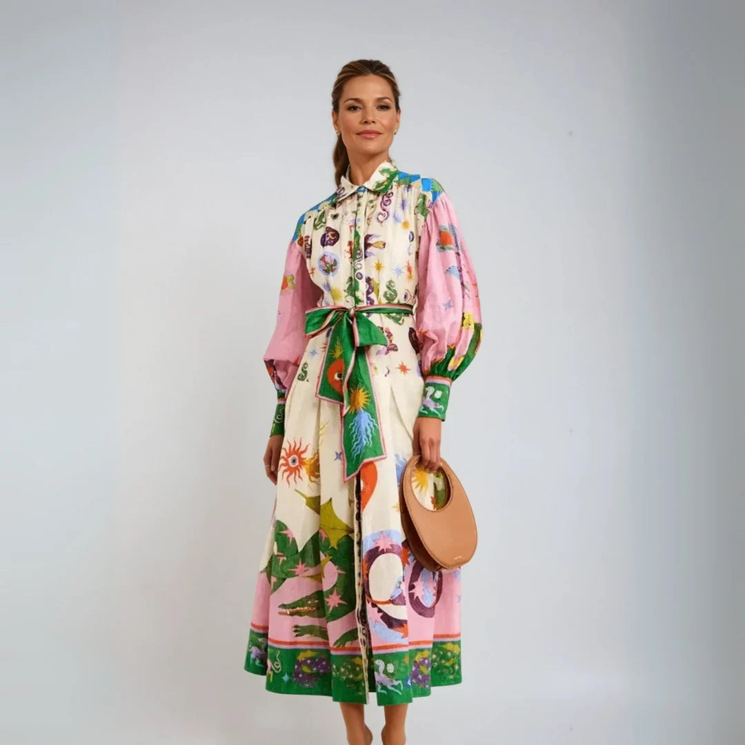 Dorthe™ | Vestido Maxi Elegante De Italia