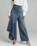 Amelia - pantalones de denim envolventes para mujer