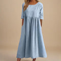 MINEA - VESTIDO DE ALGODÓN TRANSPIRABLE