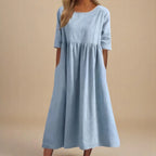 MINEA - VESTIDO DE ALGODÓN TRANSPIRABLE