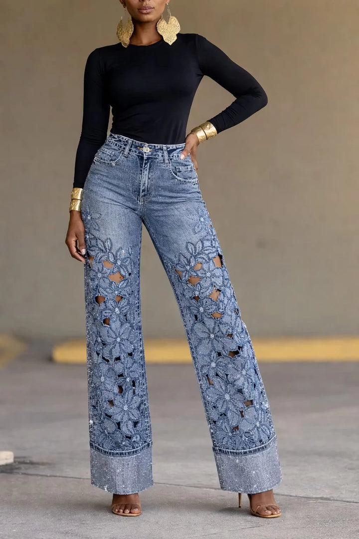 Bloom Denim Trousers