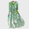 Vestido de jardín en acuarela