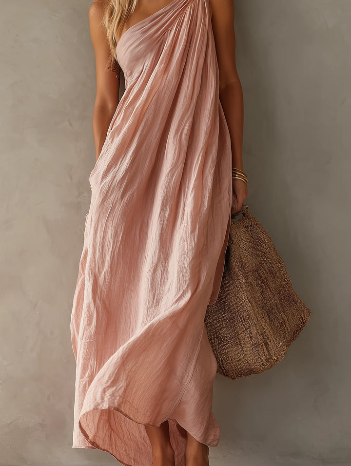 Allegra | One-Shoulder Maxi Dress