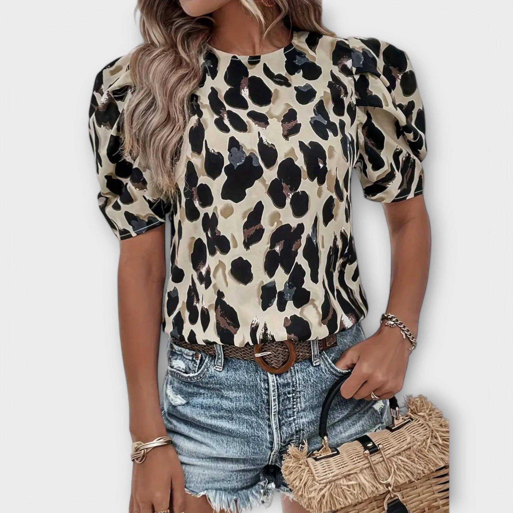 AMÉLIA - BLUSA CON ESTAMPADO UNIVERSAL