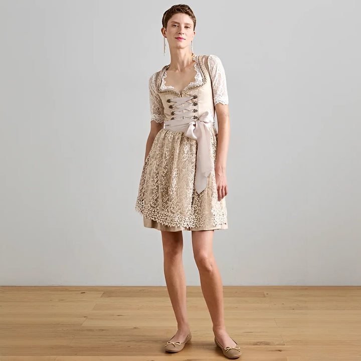 Eunes - Vestido Elegante Con Cordones Para Mujer