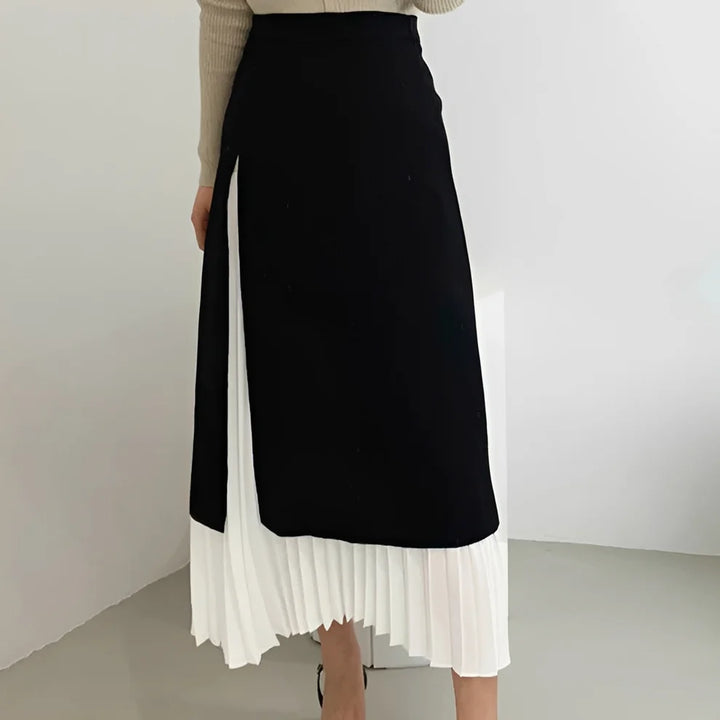 Verna - Elegant Pleated Maxi Skirt