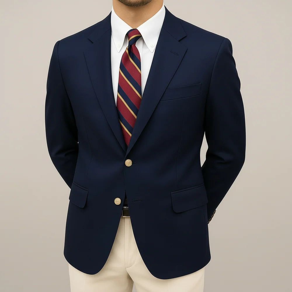 Renato | Blazer Masculino Elegante com Dois Botões, Casaco Leve de Primavera