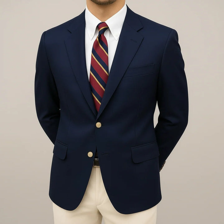 Renato | Blazer Masculino Elegante com Dois Botões, Casaco Leve de Primavera