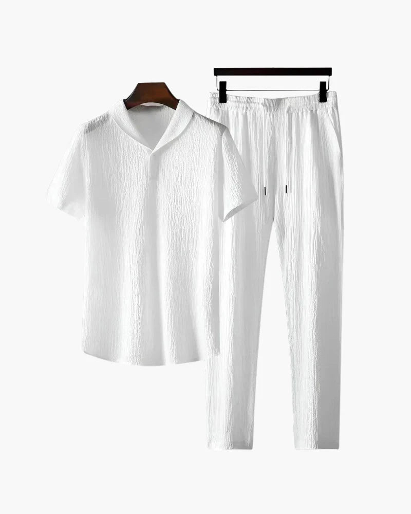 Benidorm | Conjunto de Polo de Algodón y Pantalones