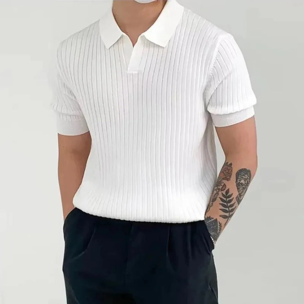 Cristiano - Polo Elegante Acanalado