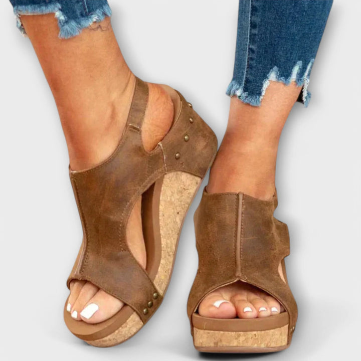 Lina - Sapatos Ortopédicos com Salto Anabela