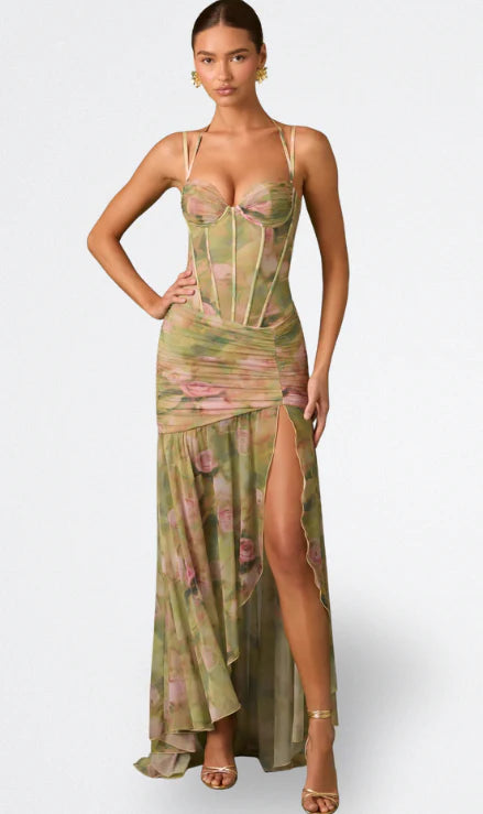 Isamara - Vestido Largo Con Corsé