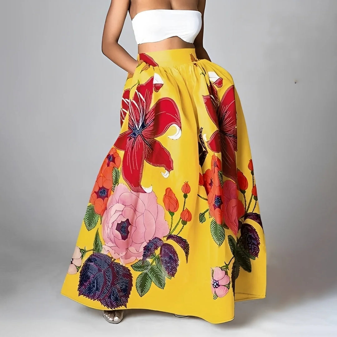Jéssica | falda boho elegante cintura alta
