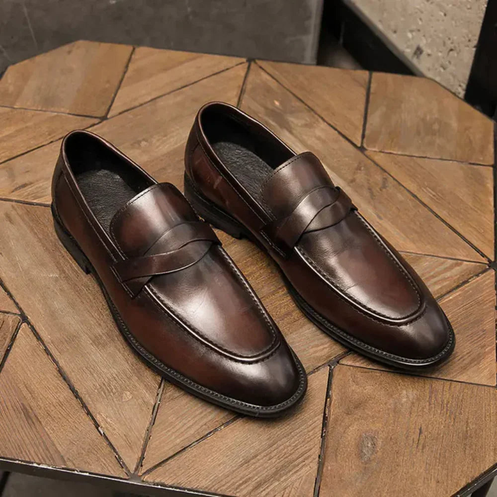 Mocasines de piel chic