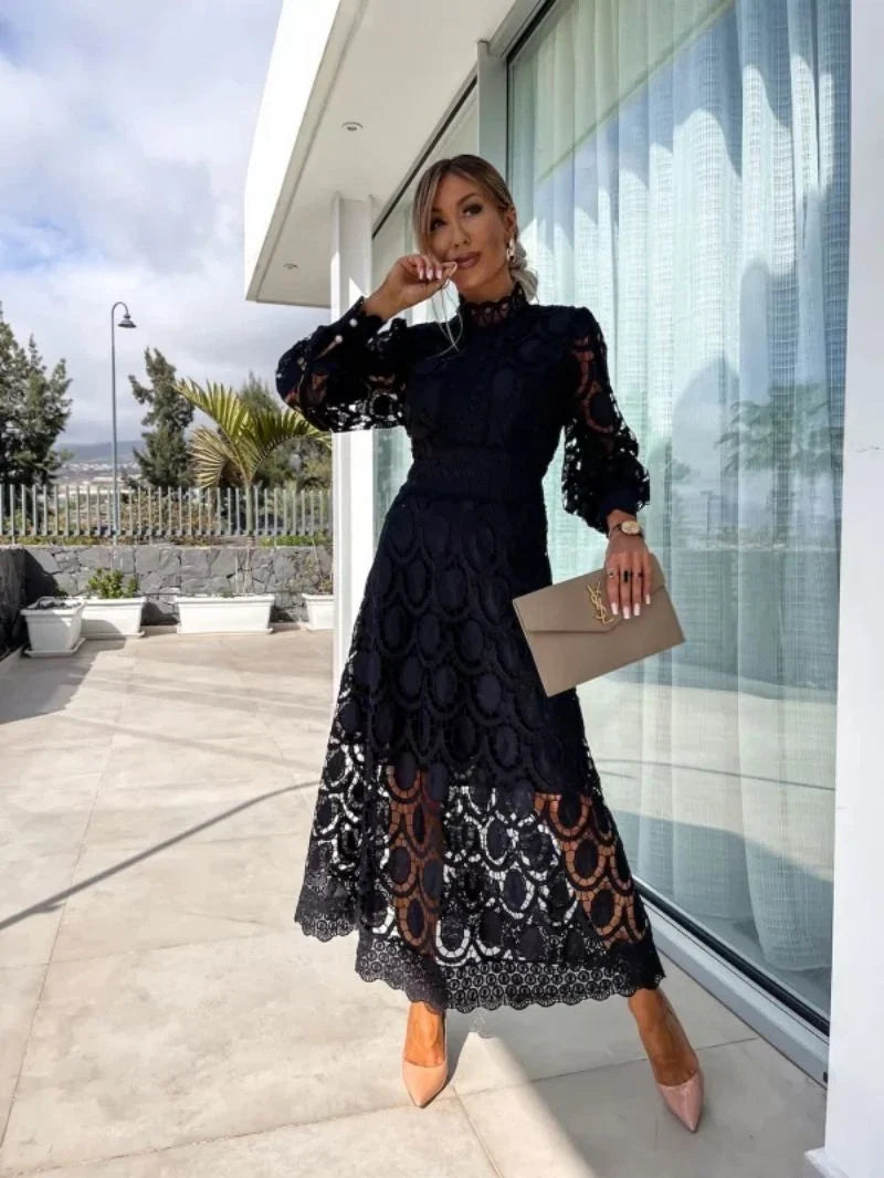 Noor | Vestido Romántico De Encaje