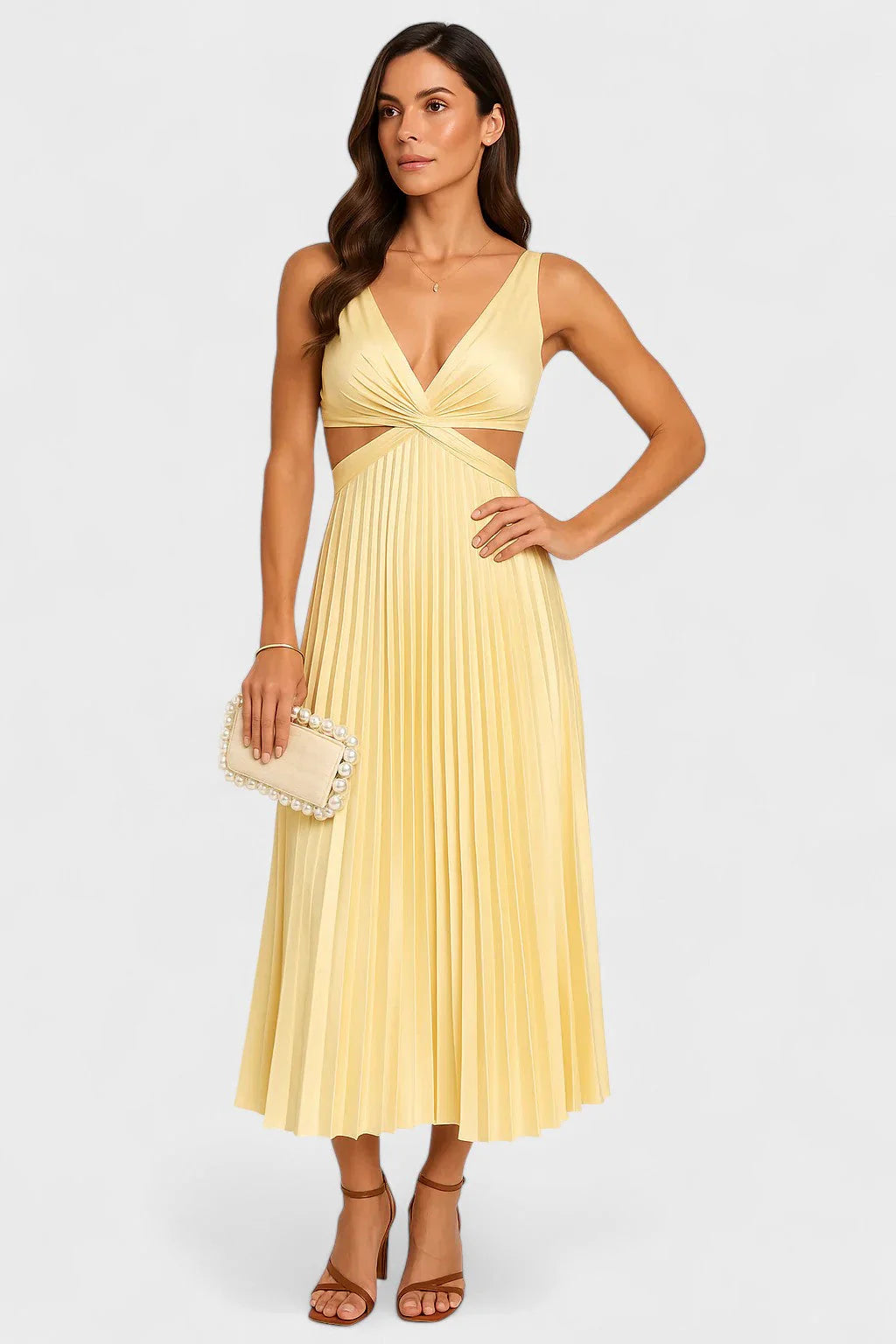 Camila - Vestido Midi Sem Mangas
