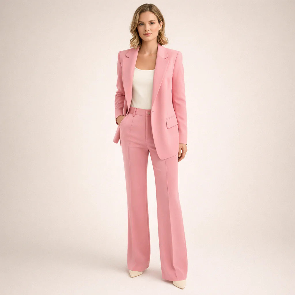 VANESSA - CONJUNTO ELEGANTE CON PANTALONES ANCHOS