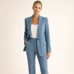 Vanessa - conjunto elegante con pantalones anchos