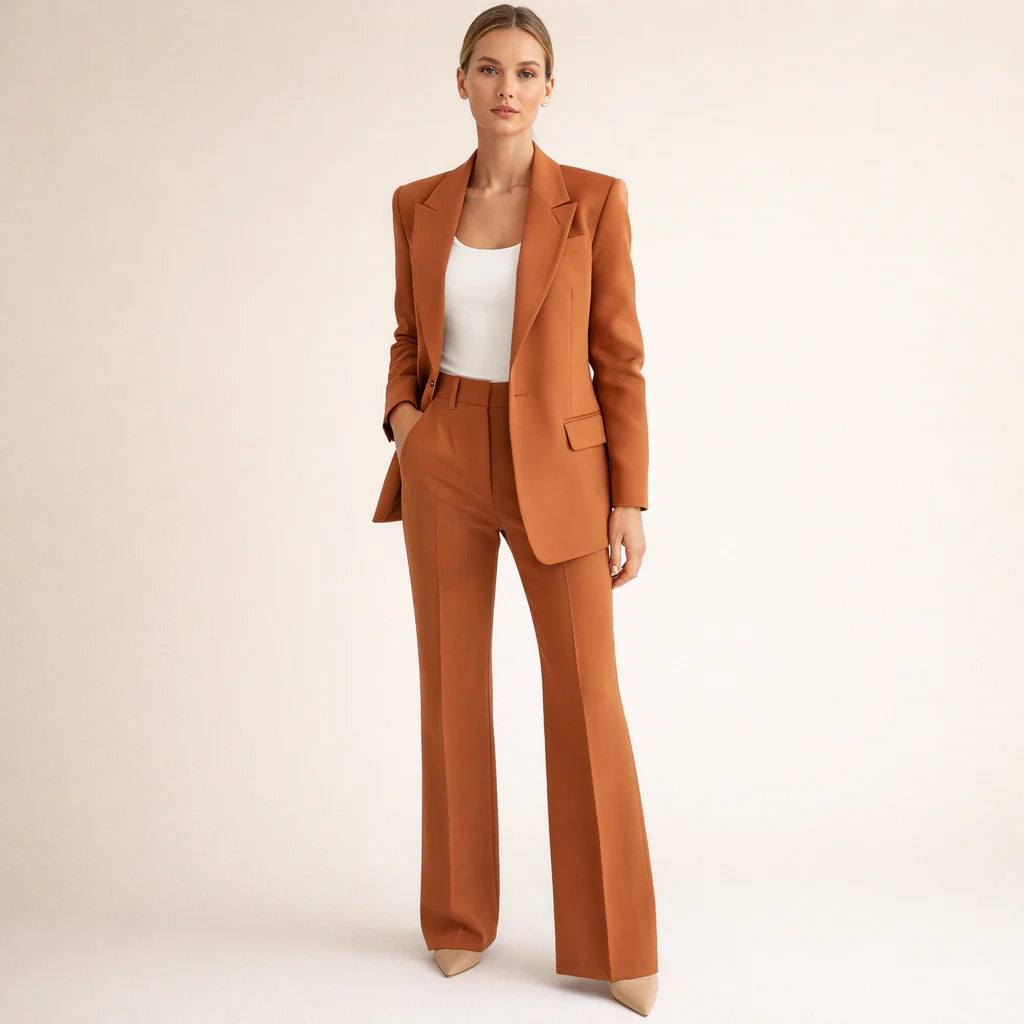 Vanessa - conjunto elegante con pantalones anchos