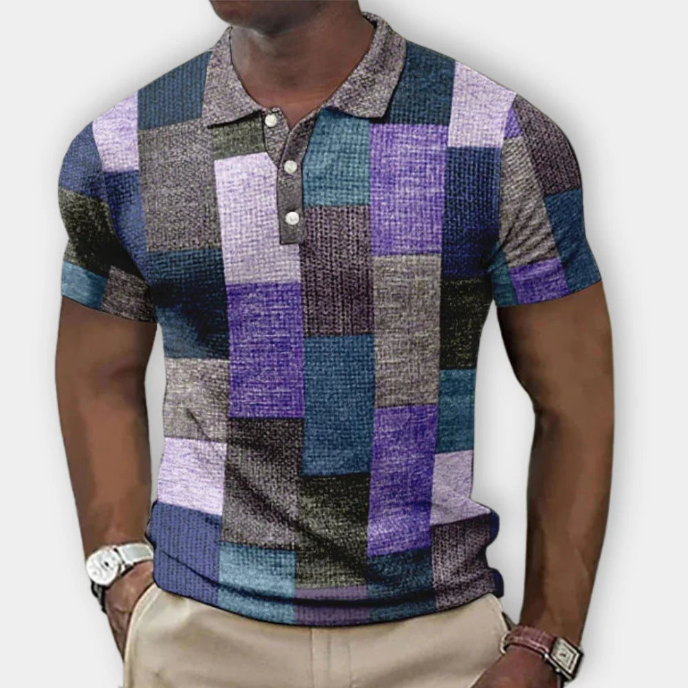 Rui - polo bicolor para hombre