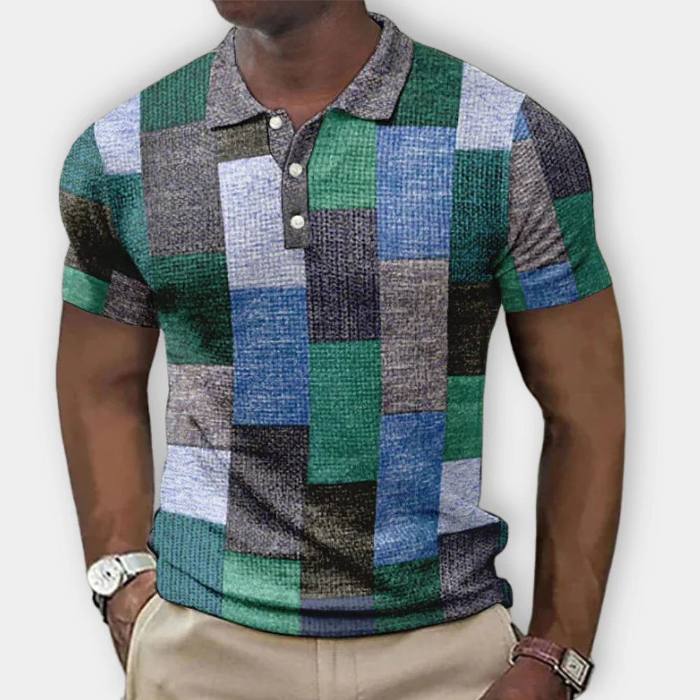 Rui - polo bicolor para hombre