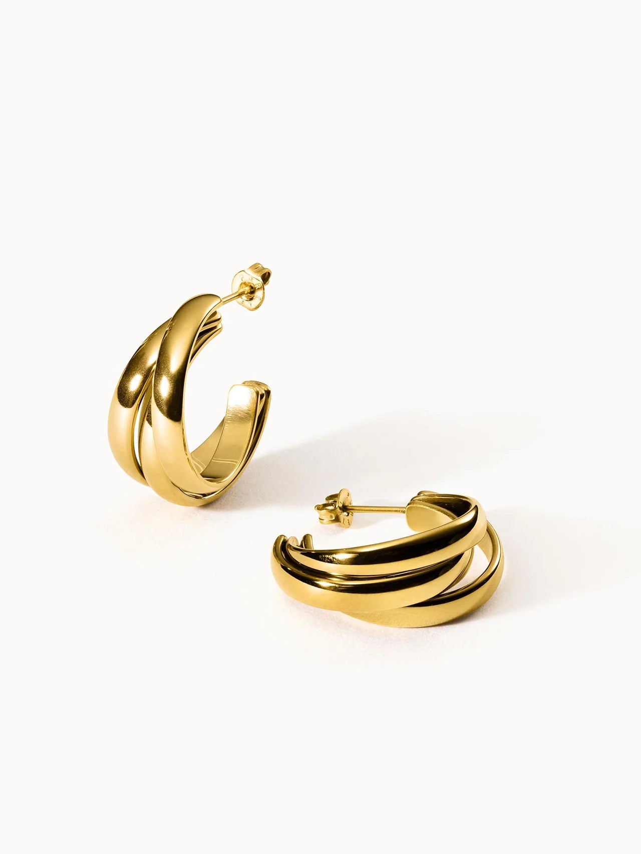 - PENDIENTES CASCADA BICOLOR