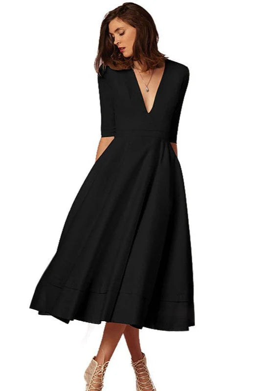Laura - vestido midi femenino