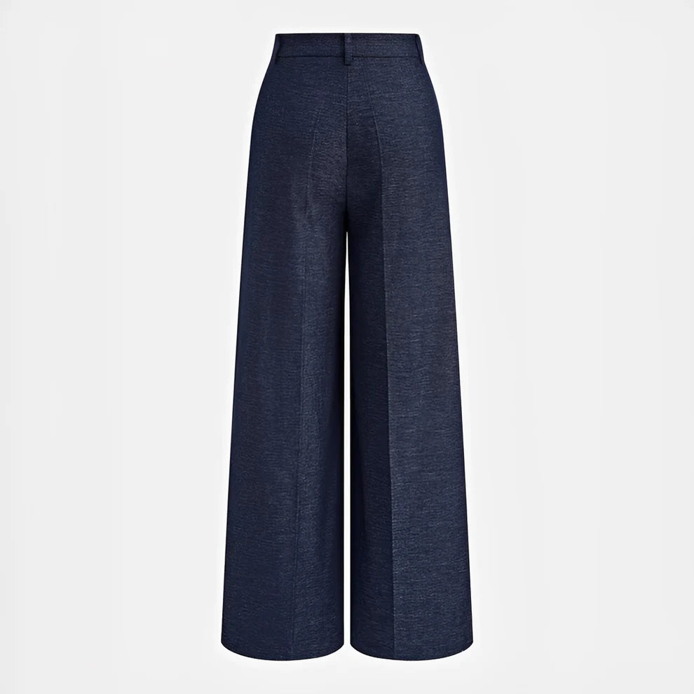 Leilani - Pantalones Asimétricos De Pierna Ancha