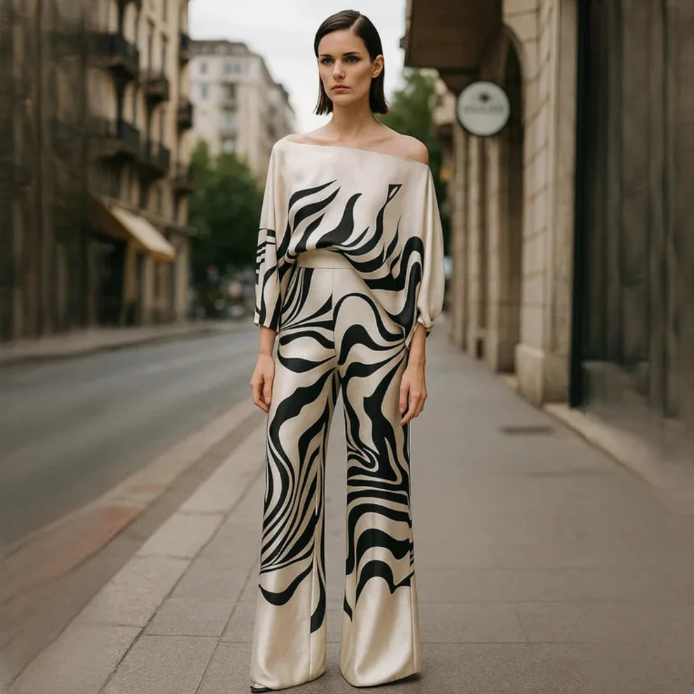 Jenny | conjunto de duas peças elegante e refinado para mulher