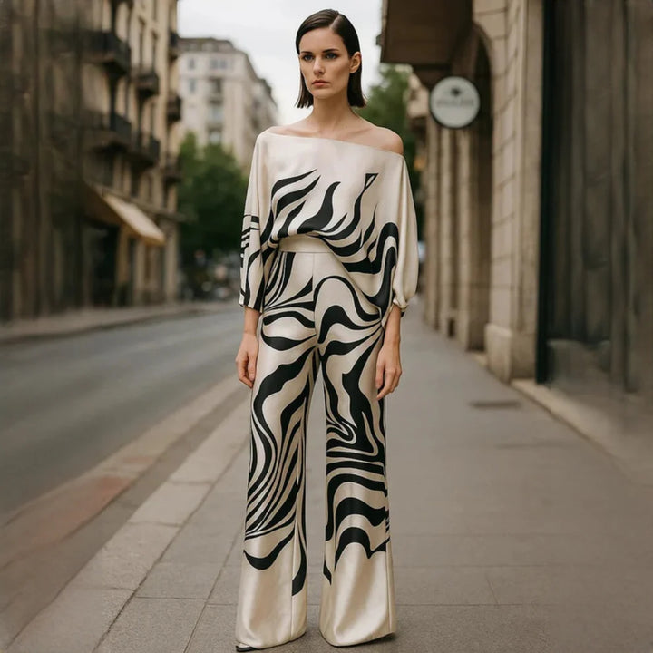 Jenny | conjunto de duas peças elegante e refinado para mulher